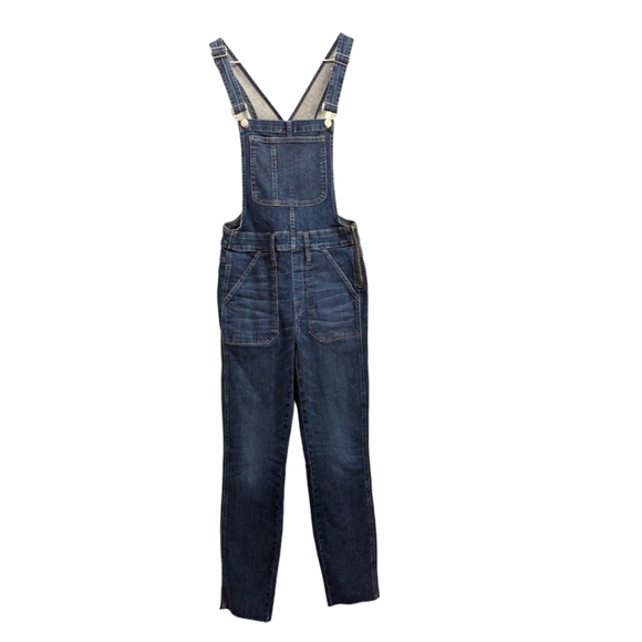 Madewell Skinny Overalls in Jansing Wash Small - Picture 5 of 7